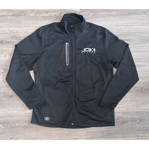 OGIO Endurance Full Zip Jacket Black JDX Racing Mens Large‎ Golf Running